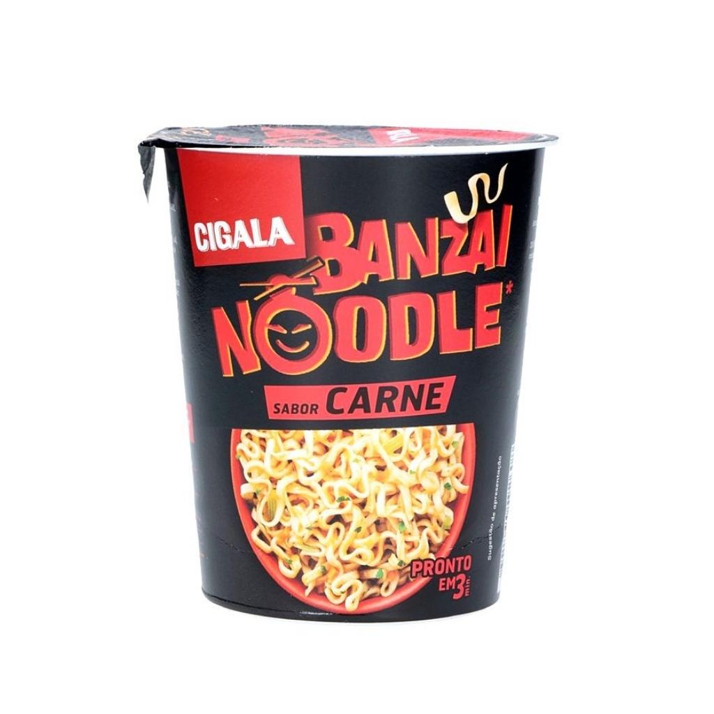 Cigala Banzai Noodle Carne 67 gr - Pack 4 x 67 gr