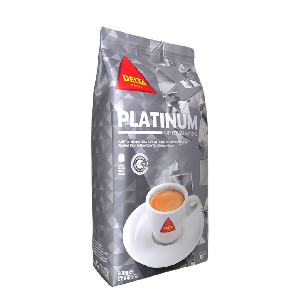 Café en grains DELTA CAFES PLATINUM 1 kg